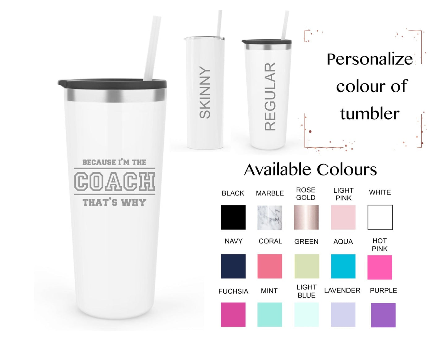 Coach 4 - Cold/Hot Tumbler
